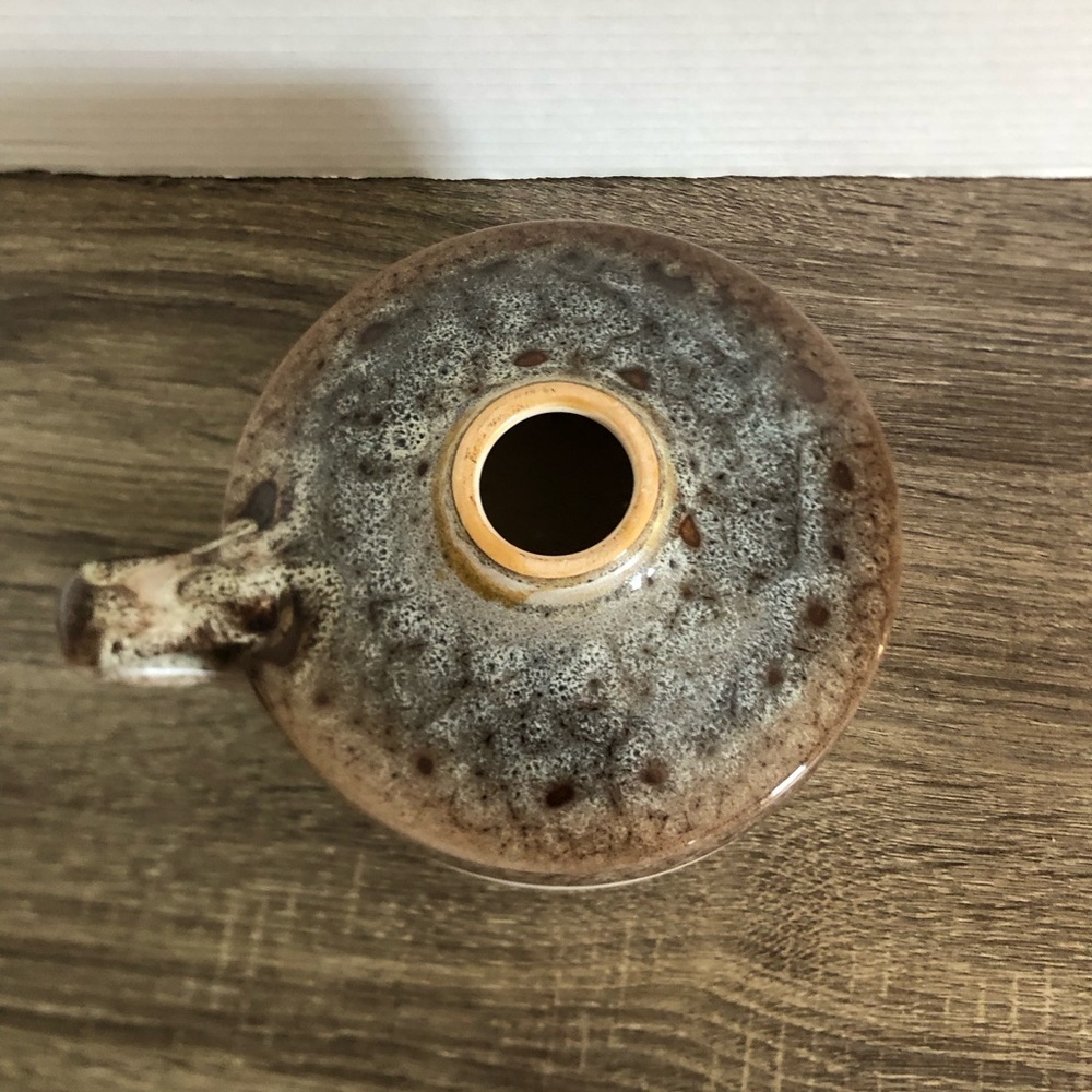 Vtg Beauceware Pottery Oil Lamp Base - Picture 4 of 12